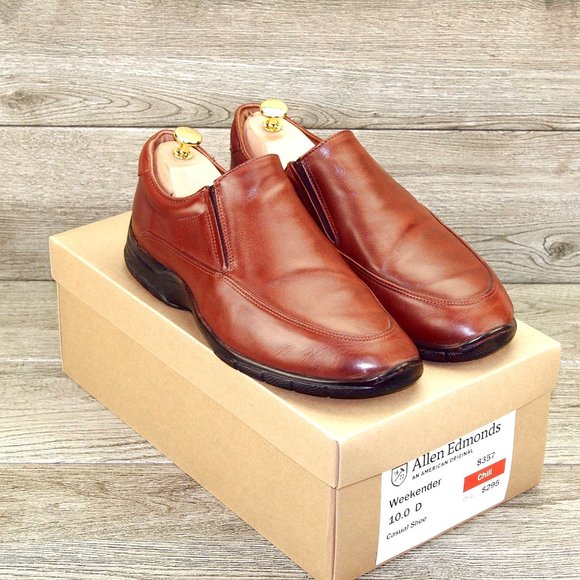 Allen Edmonds WEEKENDER 10 D Chili * new Flannel Bags (add $15 new Shoe Trees) main image 4